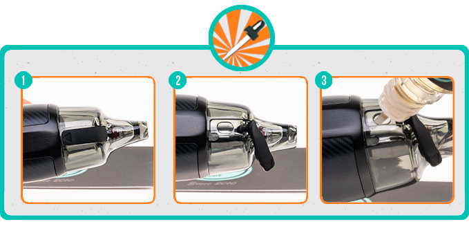Remplissage du Pod VPrime 2 Oxva